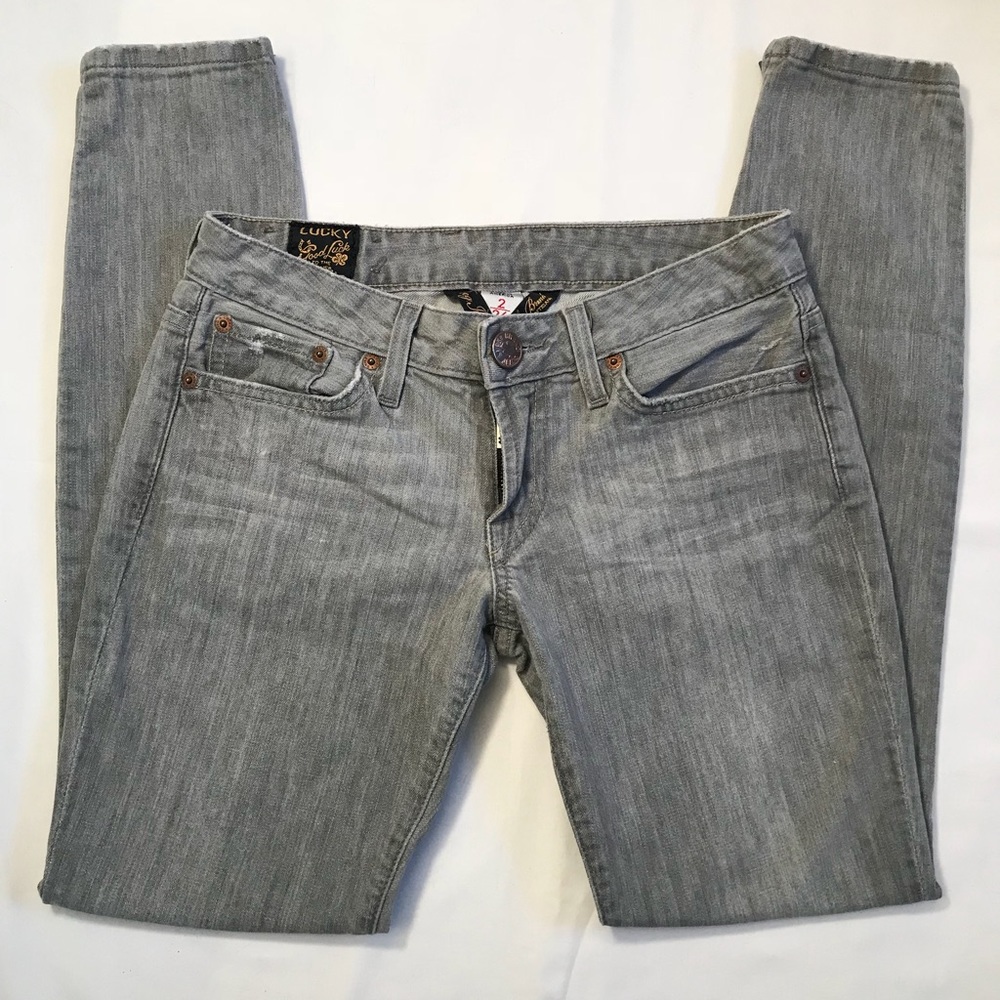 Lucky Brand Montesano Lola Gray Skinny Jeans